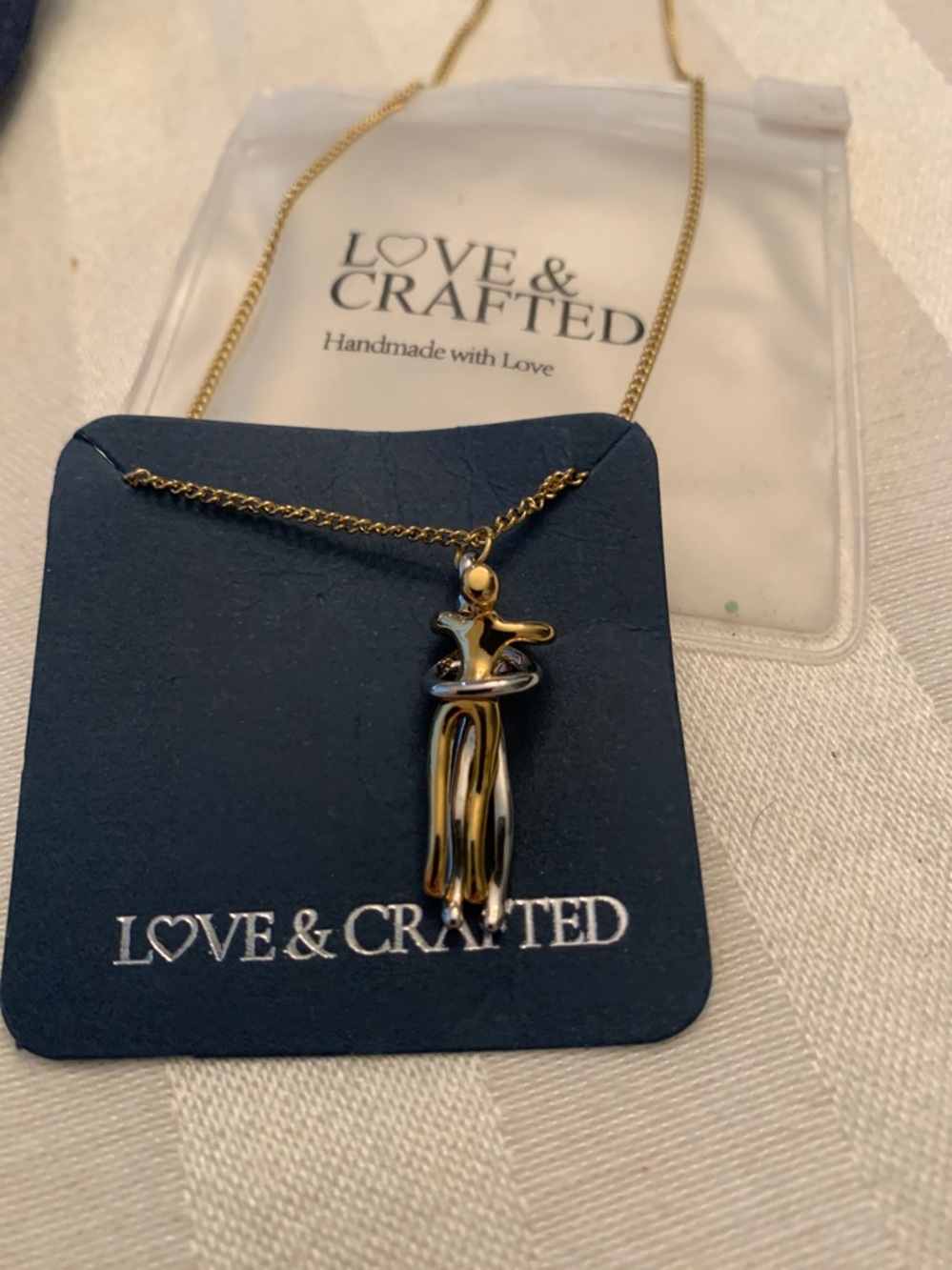 “Love & Crafted” Hug Necklace